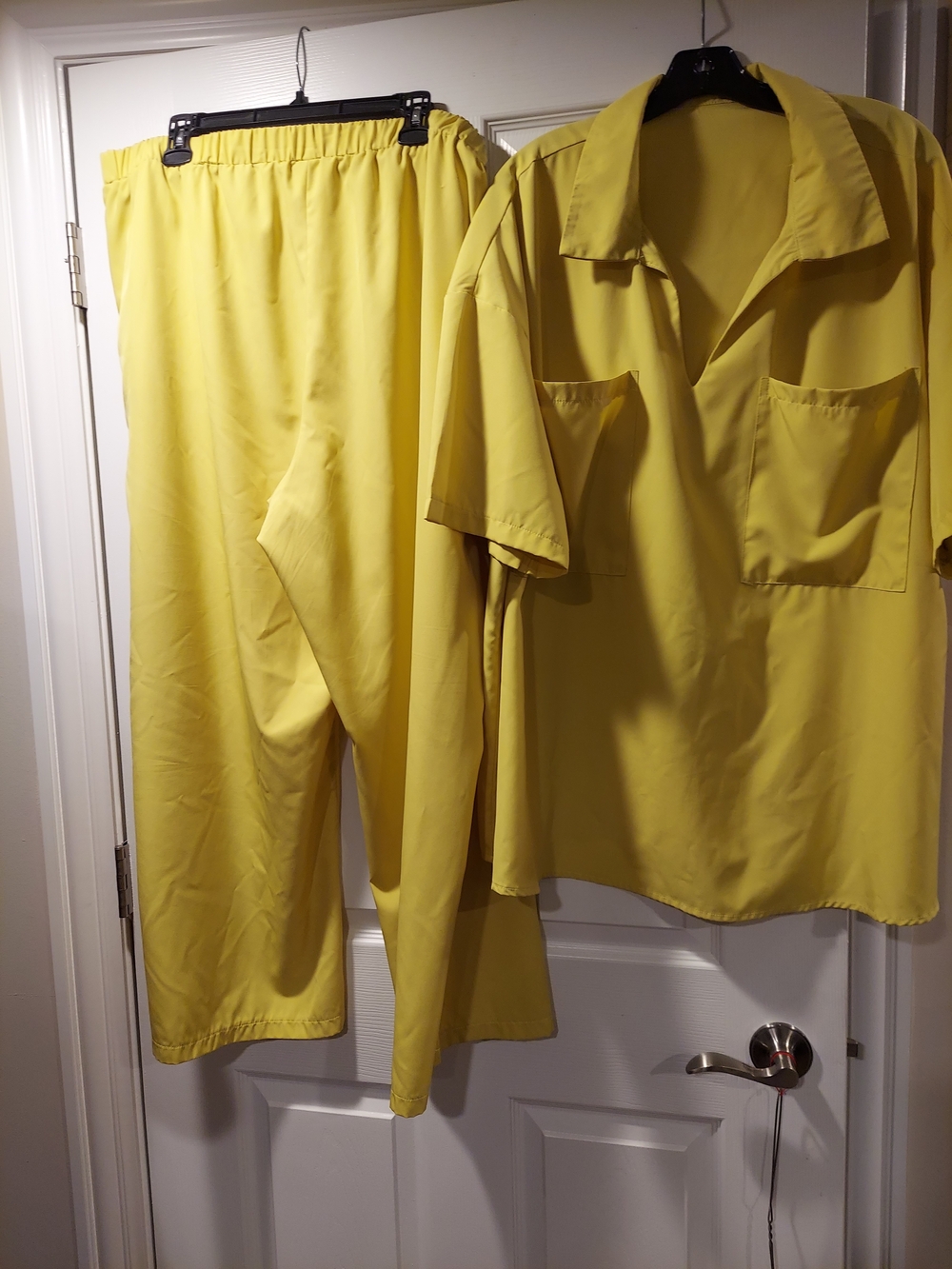 SHEIN Yellow Wide Leg Pants Set
